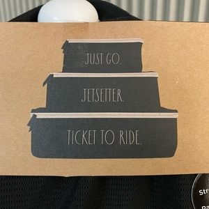 3 Piece Canvas Packing Cube Set Rae Dunn